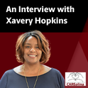 Icon saying Intervew with Xavery Hopkins